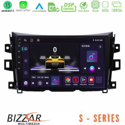 Bizzar S Series Nissan Navara NP300 8core Android13 6+128GB Navigation Multimedia Tablet 9
