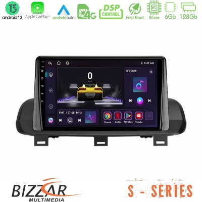 Bizzar S Series Nissan Qashqai J12 & X-Trail T33 8core Android13 6+128GB Navigation Multimedia Tablet 10