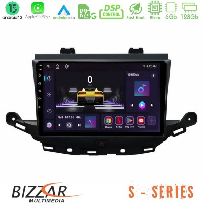 Bizzar S Series Opel Astra K 2015-2019 8core Android13 6+128GB Navigation Multimedia Tablet 9