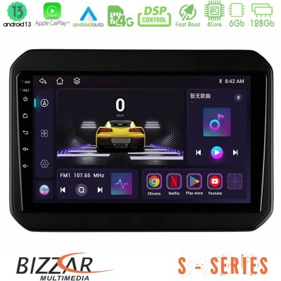 Bizzar S Series Suzuki Ignis 8core Android13 6+128GB Navigation Multimedia Tablet 9