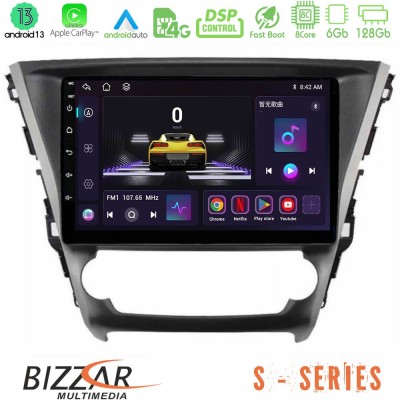 Bizzar S Series Toyota Avensis 2015-2018 8core Android13 6+128GB Navigation Multimedia Tablet 9