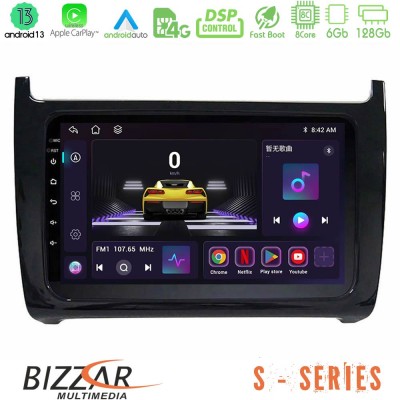 Bizzar S Series Vw Polo 8core Android13 6+128GB Navigation Multimedia Tablet 9