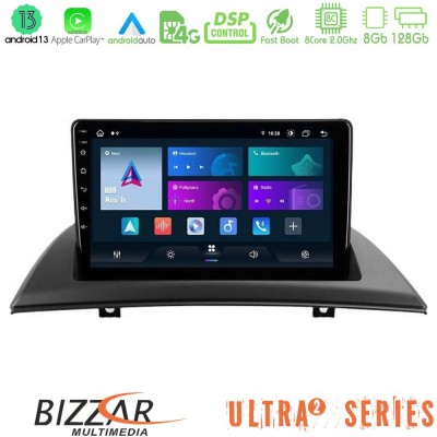 Bizzar Ultra Series BMW E83 8Core Android13 8+128GB Navigation Multimedia Tablet 9