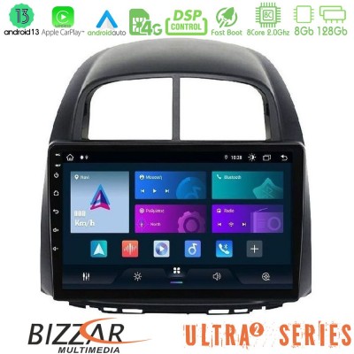 Bizzar Ultra Series Daihatsu Sirion/Subaru Justy 8core Android13 8+128GB Navigation Multimedia Tablet 10