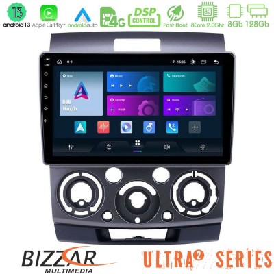 Bizzar Ultra Series Ford Ranger/Mazda BT50 8core Android13 8+128GB Navigation Multimedia Tablet 9