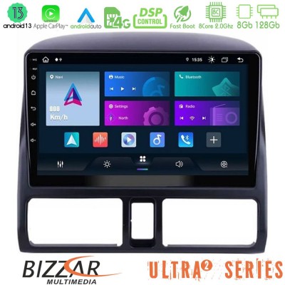 Bizzar Ultra Series Honda CRV 2002-2006 8core Android13 8+128GB Navigation Multimedia Tablet 9