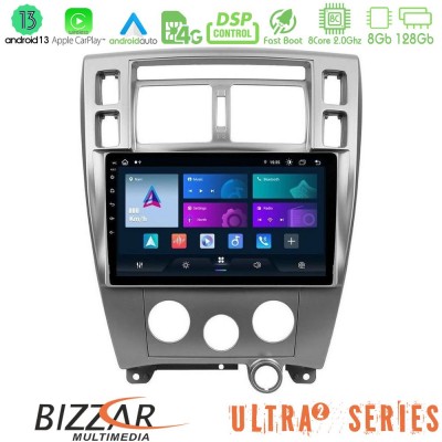 Bizzar Ultra Series Hyundai Tucson 8core Android13 8+128GB Navigation Multimedia Tablet 10