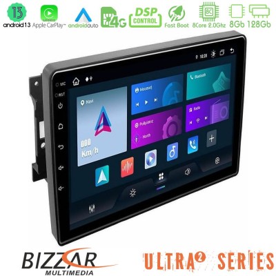 Bizzar ULTRA Series Chrysler / Dodge / Jeep 8core Android13 8+128GB Navigation Multimedia Tablet 10