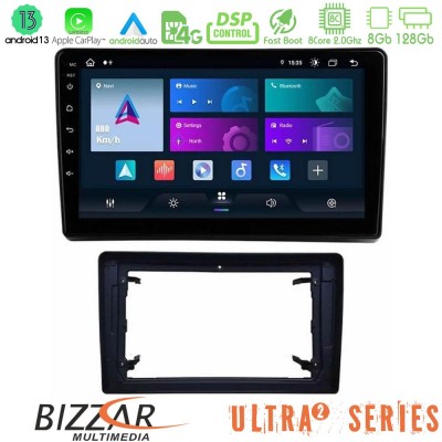 Bizzar Ultra Series Chrysler / Dodge / Jeep 8core Android13 8+128GB Navigation Multimedia Tablet 10