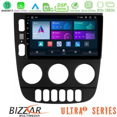 Bizzar Ultra Series Mercedes ML Class 1998-2005 8Core Android13 8+128GB Navigation Multimedia Tablet 9