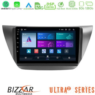 Bizzar Ultra Series Mitsubishi Lancer 2004 – 2008 8core Android13 8+128GB Navigation Multimedia Tablet 9