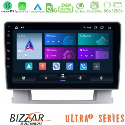 Bizzar ULTRA Series Opel Astra J 2010-2014 8core Android13 8+128GB Navigation Multimedia Tablet 9