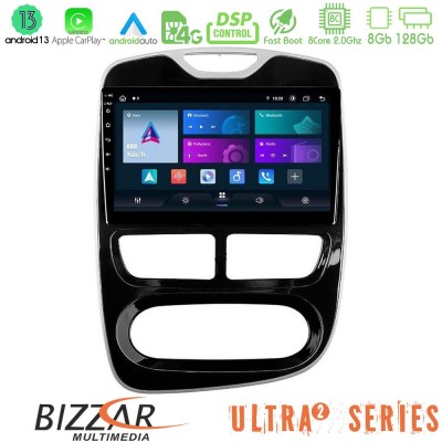 Bizzar Ultra Series Renault Clio 2012-2016 8core Android13 8+128GB Navigation Multimedia Tablet 10