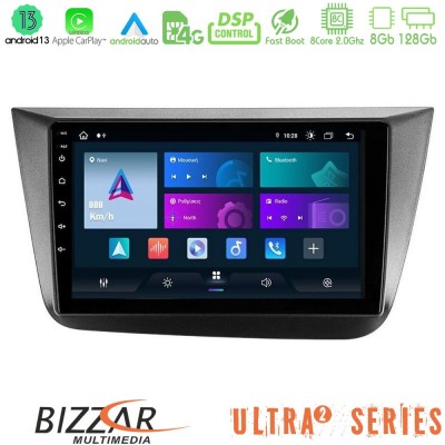 Bizzar Ultra Series Seat Altea 2004-2015 8core Android13 8+128GB Navigation Multimedia Tablet 9