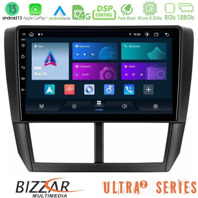 Bizzar Ultra Series Subaru Forester 8core Android13 8+128GB Navigation Multimedia Tablet 9