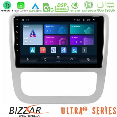 Bizzar Ultra Series VW Scirocco 2008-2014 8Core Android13 8+128GB Navigation Multimedia Tablet 9