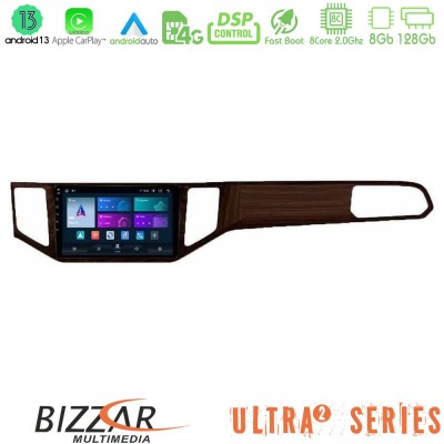 Bizzar Ultra Series VW Sportsvan 2014-2020 8Core Android13 8+128GB Navigation Multimedia Tablet 9