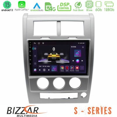 Bizzar S Series Jeep Cherokee (KK) 2008-2012 8Core Android13 6+128GB Navigation Multimedia Tablet 10