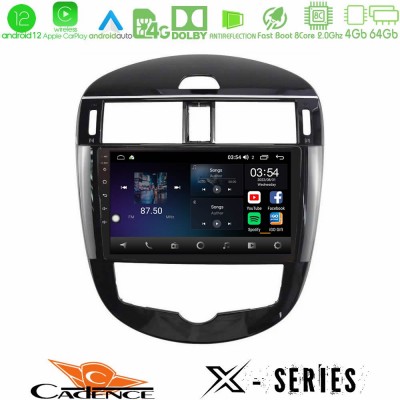 Cadence X Series Nissan Pulsar 2015-2018 8core Android12 4+64GB Navigation Multimedia Tablet 9