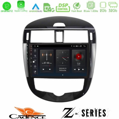 Cadence Z Series Nissan Pulsar 2015-2018 8core Android12 2+32GB Navigation Multimedia Tablet 9