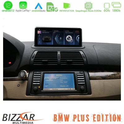 BMW X5 series E53 (με εργοστασιακή οθόνη) Android12 (6+128GB) Navigation Multimedia 10.25