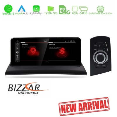 Bizzar QL Series Android12 8core 4+64GB BMW Χ3 Ε83 Navigation Multimedia Station 10.25