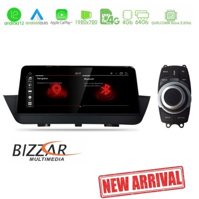 Bizzar OEQL Series Android12 8core 4+64GB BMW Χ1 Ε84 Navigation Multimedia Station 10.25
