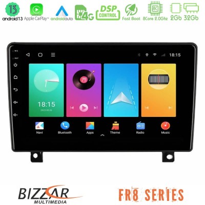 Bizzar FR8 Series Opel Astra H 8Core Android13 2+32GB Navigation Multimedia Tablet 9