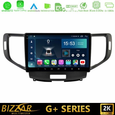 Bizzar G+ Series Honda Accord 2008-2015 8core Android12 6+128GB Navigation Multimedia Tablet 9