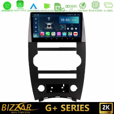 Bizzar G+ Series Jeep Commander 2007-2008 8core Android12 6+128GB Navigation Multimedia Tablet 9