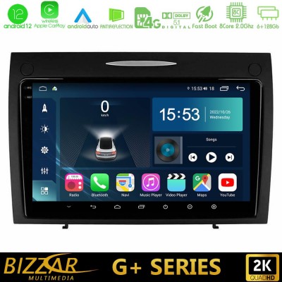 Bizzar G+ Series Mercedes SLK Class 8core Android12 6+128GB Navigation Multimedia Tablet 9