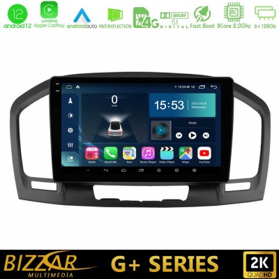 Bizzar G+ Series Opel Insignia 2008-2013 8core Android12 6+128GB Navigation Multimedia Tablet 9