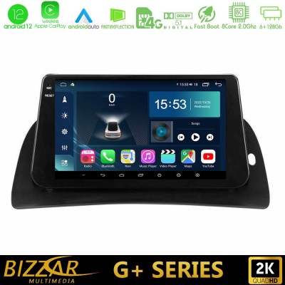 Bizzar G+ Series Renault Kangoo 2015-2018 8Core Android12 6+128GB Navigation Multimedia Tablet 9