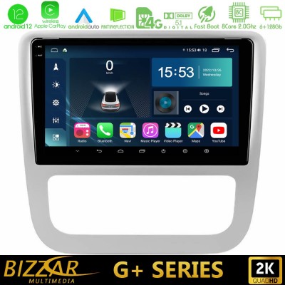 Bizzar G+ Series VW Scirocco 2008-2014 8Core Android12 6+128GB Navigation Multimedia Tablet 9