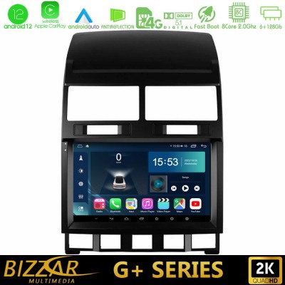 Bizzar G+ Series VW Touareg 2002 – 2010 8core Android12 6+128GB Navigation Multimedia Tablet 9