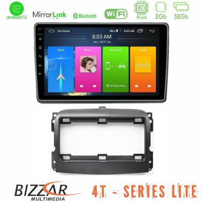 Bizzar 4T Series Fiat 500L 4Core Android12 2+32GB Navigation Multimedia Tablet 10