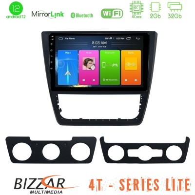 Bizzar 4T Series Skoda Yeti 2009-> 4Core Android12 2+32GB Navigation Multimedia Tablet 10