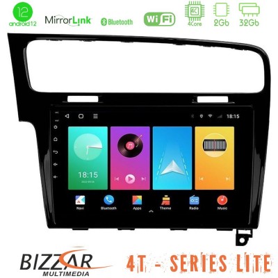 Bizzar 4T Series VW GOLF 7 4Core Android12 2+32GB Navigation Multimedia Tablet 10