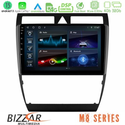 Bizzar M8 Series Audi A6 (C5) 1997-2004 8core Android13 4+32GB Navigation Multimedia Tablet 9