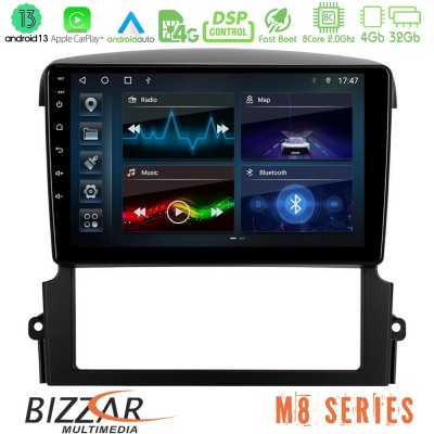 Bizzar M8 Series Kia Sorento 8core Android13 4+32GB Navigation Multimedia Tablet 9