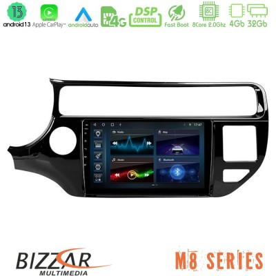 Bizzar M8 Series Kia Rio 2015-2017 8core Android13 4+32GB Navigation Multimedia Tablet 9