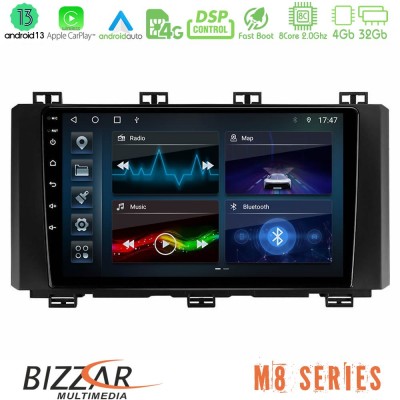 Bizzar M8 Series Seat Ateca 2017-2021 8core Android13 4+32GB Navigation Multimedia Tablet 9
