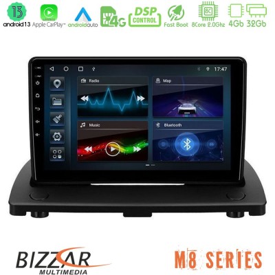 Bizzar M8 Series Volvo XC90 2006-2014 8Core Android13 4+32GB Navigation Multimedia Tablet 9