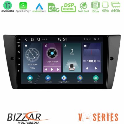 Bizzar V Series BMW 3 Series 2006-2011 10core Android13 4+64GB Navigation Multimedia Tablet 9