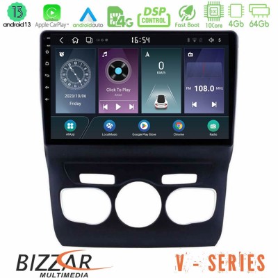 Bizzar V Series Citroen C4L 10core Android13 4+64GB Navigation Multimedia Tablet 10