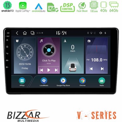 Bizzar V Series Peugeot Partner / Citroën Berlingo 2008-2018 10core Android13 4+64GB Navigation Multimedia Tablet 9