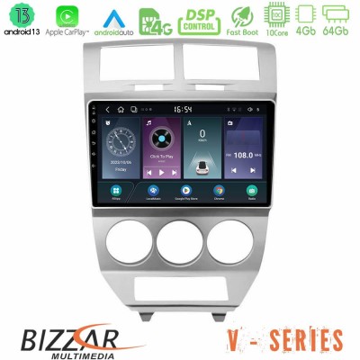 Bizzar V Series Dodge Caliber 2006-2011 10core Android13 4+64GB Navigation Multimedia Tablet 10
