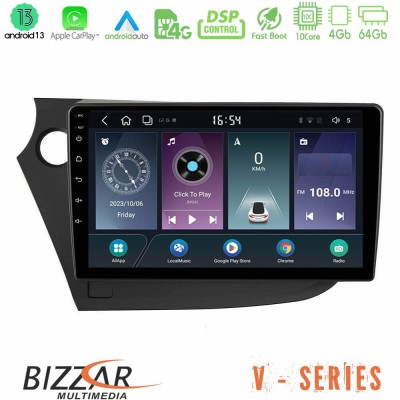 Bizzar V Series Honda Insight 2009-2015 10core Android13 4+64GB Navigation Multimedia Tablet 9