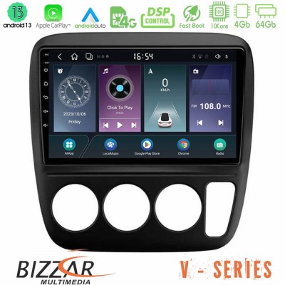 Bizzar V Series Honda CRV 1997-2001 10core Android13 4+64GB Navigation Multimedia Tablet 9