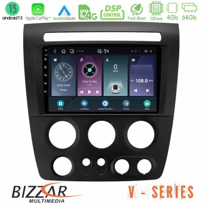 Bizzar V Series Hummer H3 2005-2009 10core Android13 4+64GB Navigation Multimedia Tablet 9